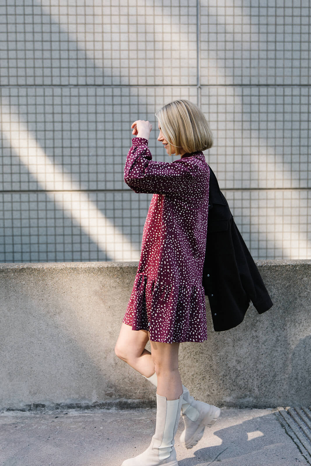 Hupparimekko, Wild Dots Burgundy