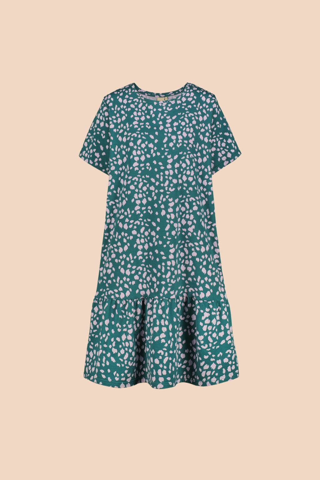 T-paita-mekko, vihreä Safari